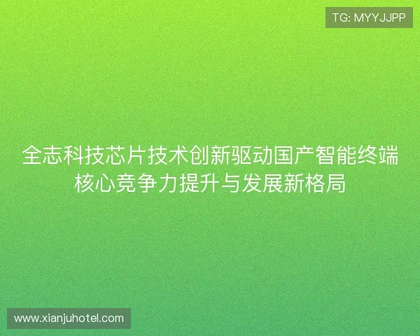 全志科技芯片技术创新驱动国产智能终端核心竞争力提升与发展新格局